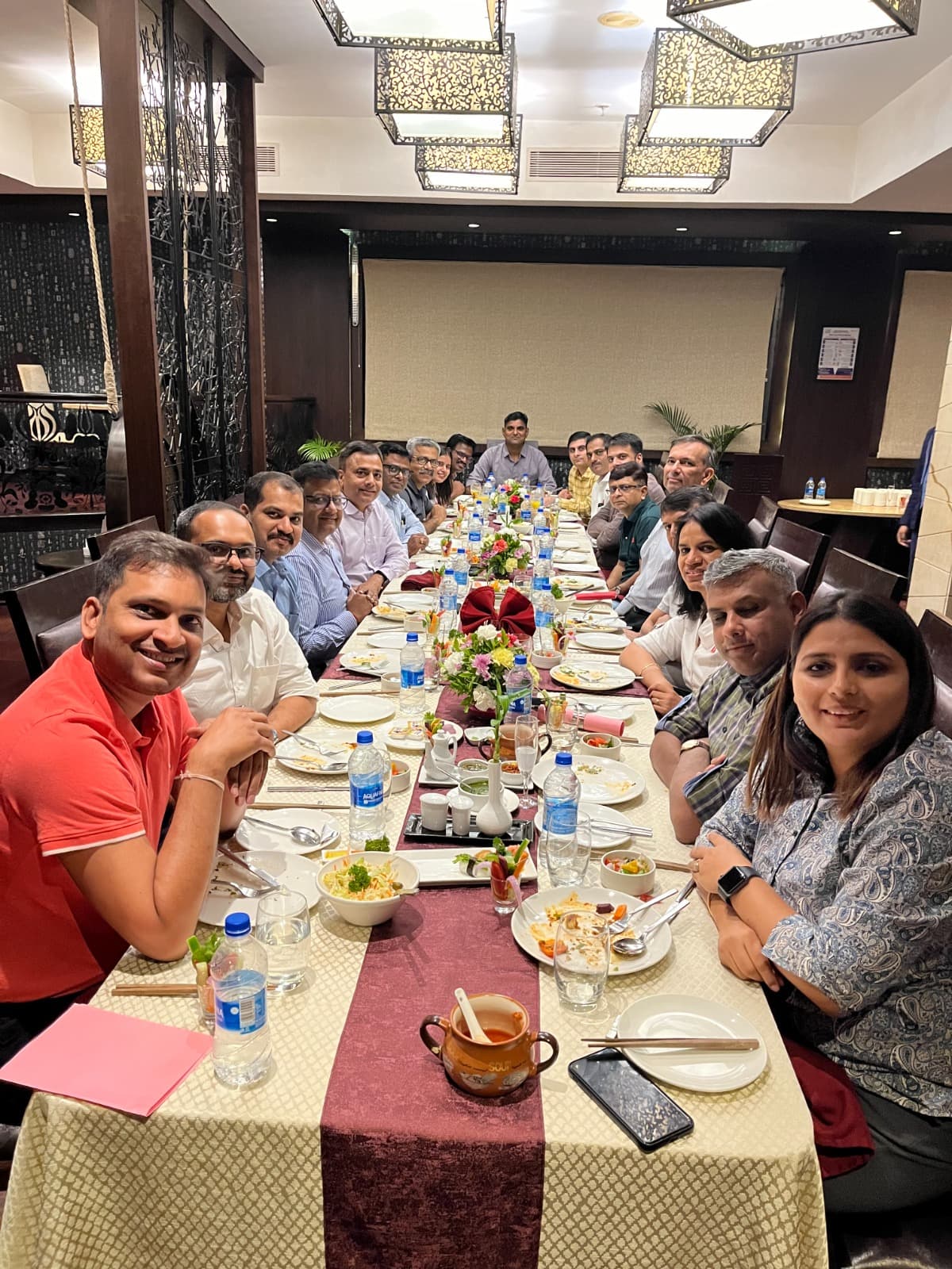 Leader engaging with youth and students